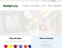 Tablet Screenshot of buddyfruits.com